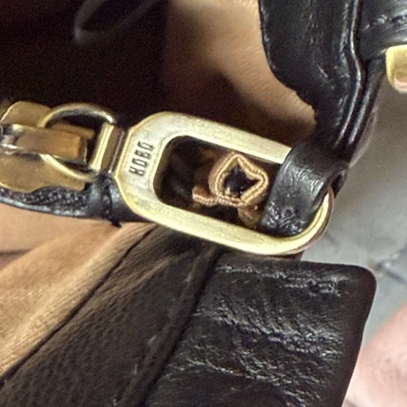 HOBO Black weaved soft pebbled Leather Shoulder Bag - Picture 14 of 16